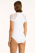Sea Level Drift Short Sleeve One Piece